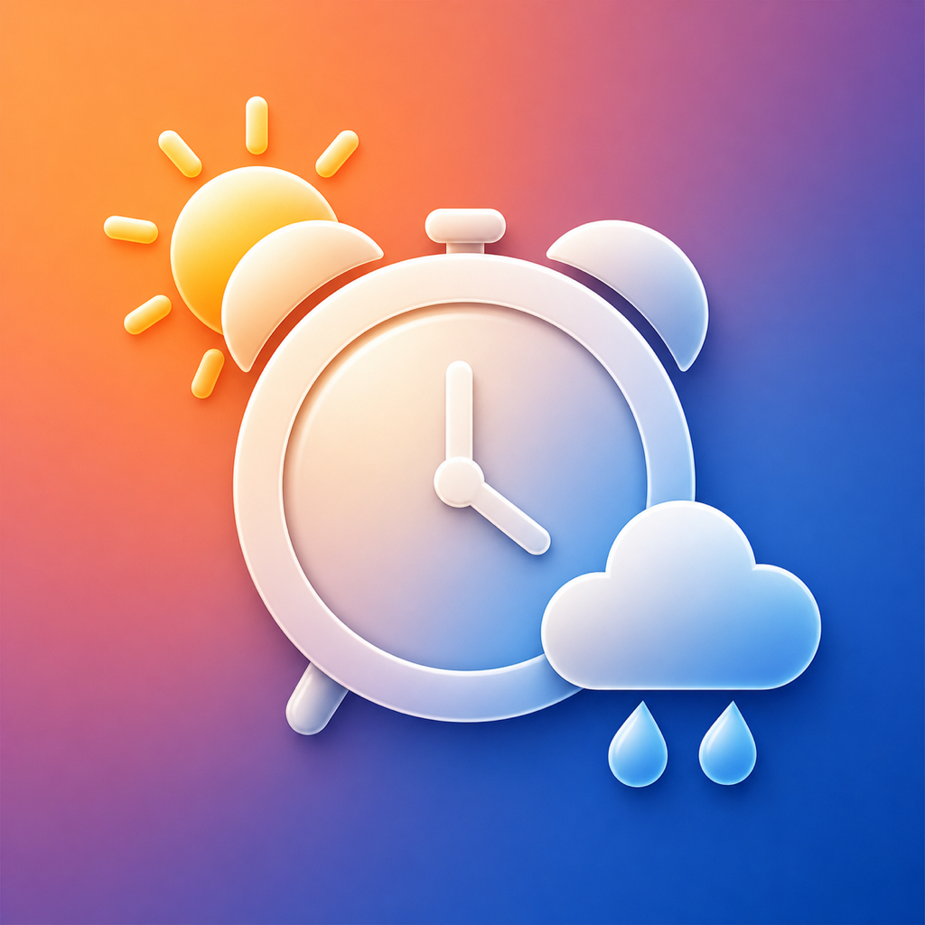 雨晴闹钟图标